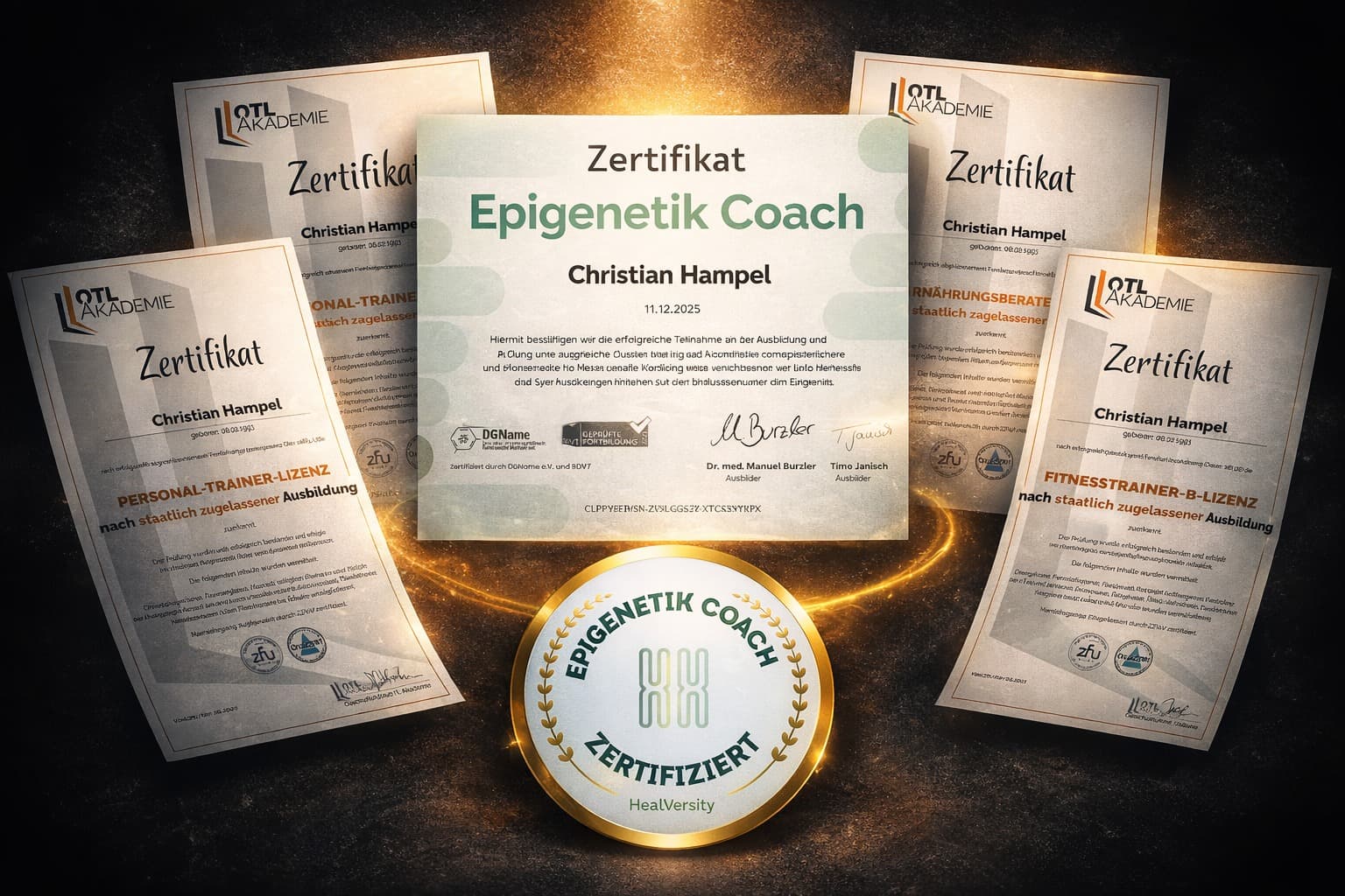 Erfahrungen und Zertifikate