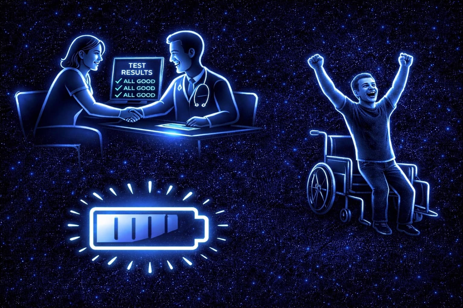 Menschen mit Problemen oder Beschwerden