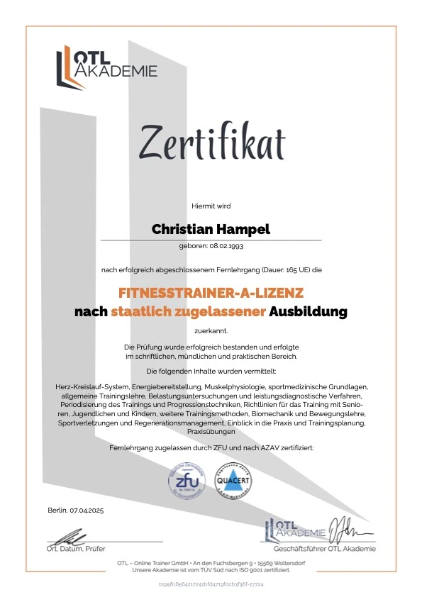 Fitness A-License preview