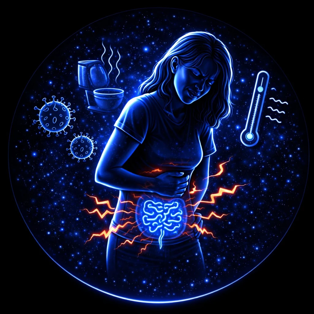 Digestive problems or gut complaints.